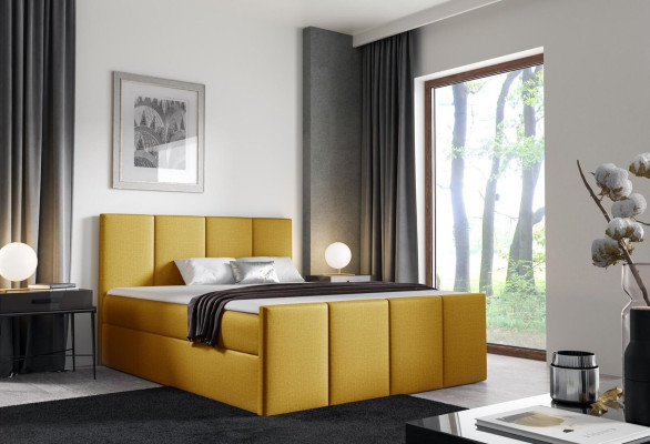 Łóżko Podstawa łóżka łóżko z materacem sprężynowym Meble Sypialnia Design Double Hotel Modern Nowość